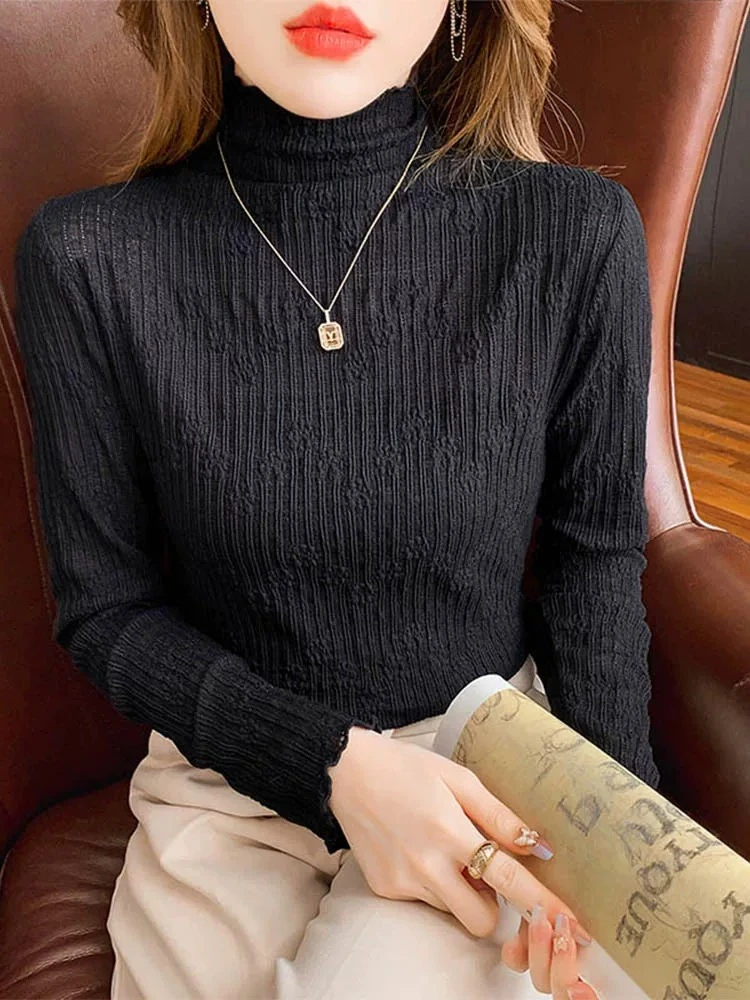 【晨浠定制】新款时尚百搭打底衫上衣8520