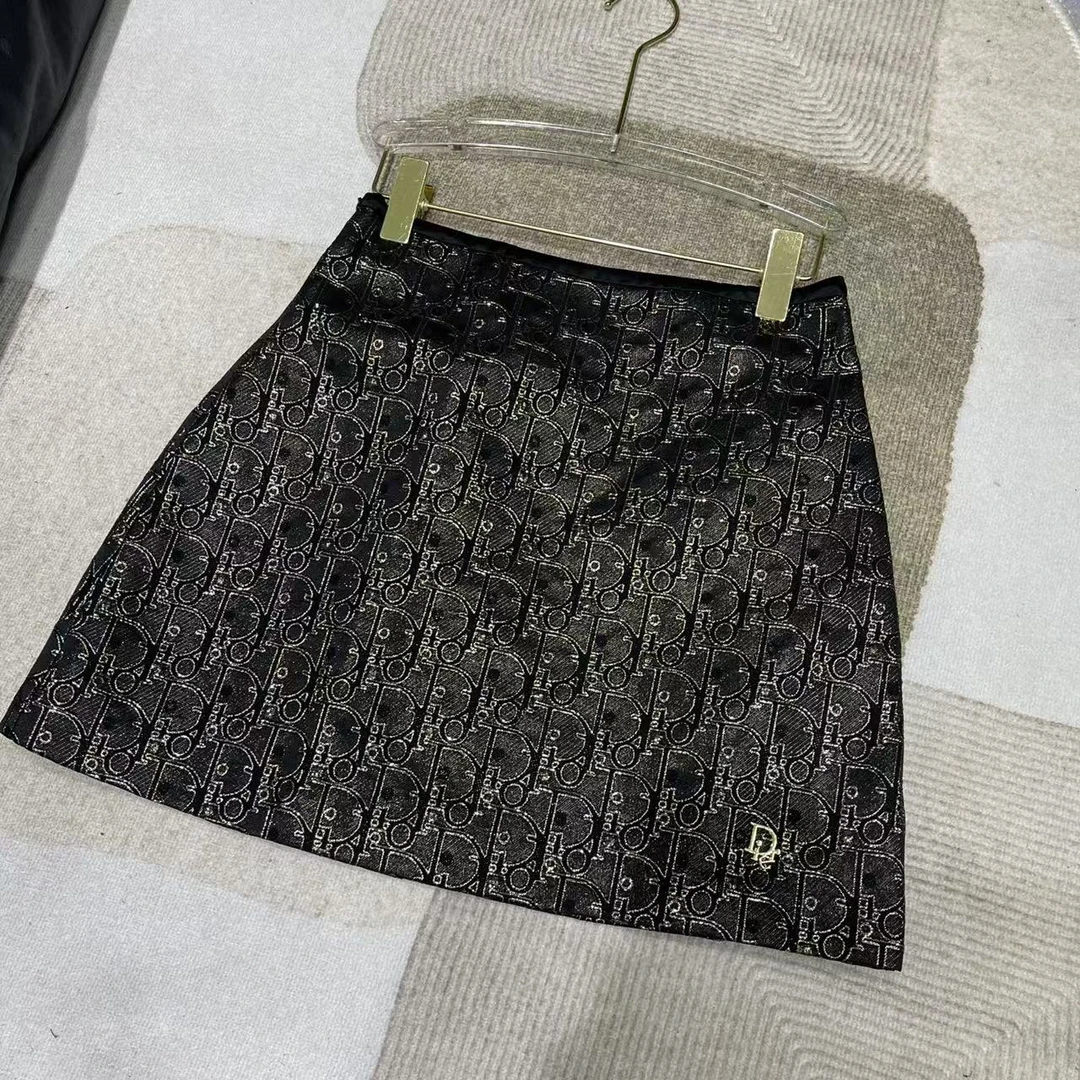 【晨浠定制】新款时尚百搭短款金丝半裙273068