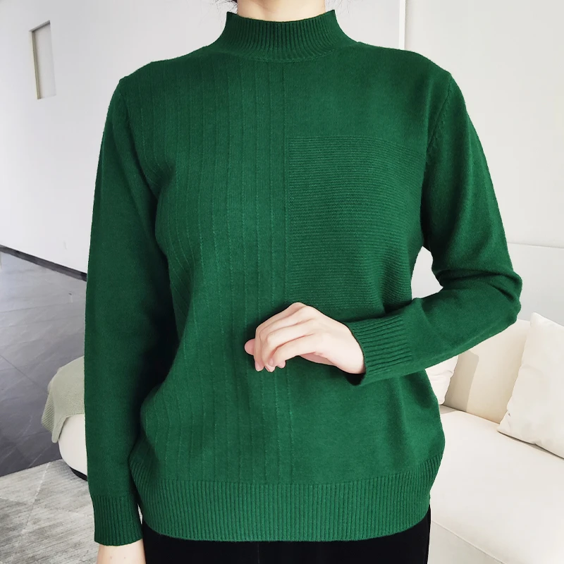 【林典】756新款秋冬时尚气质中式日常通勤百搭高级针织羊毛衫上衣