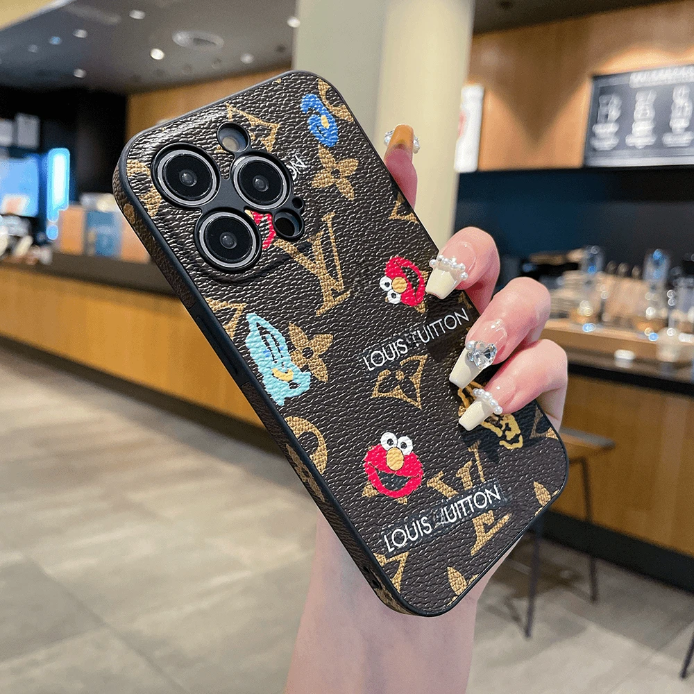 潮牌欧美适用iPhone15promax壳苹果14老花13创意12防摔11网红奢华