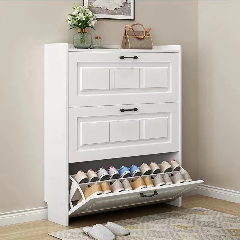 超薄鞋柜17cm家用门口玄关窄翻斗现代简易门厅柜桌子长方形