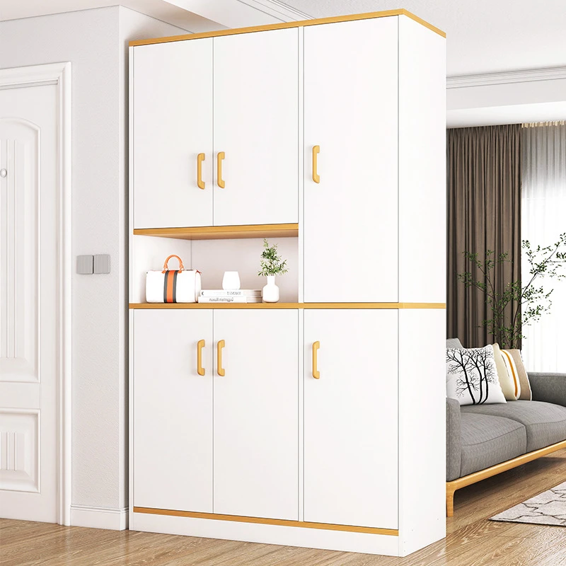 亿家鞋柜家用门口玄关柜北欧风储物柜轻奢进门入户简约桌子长方形