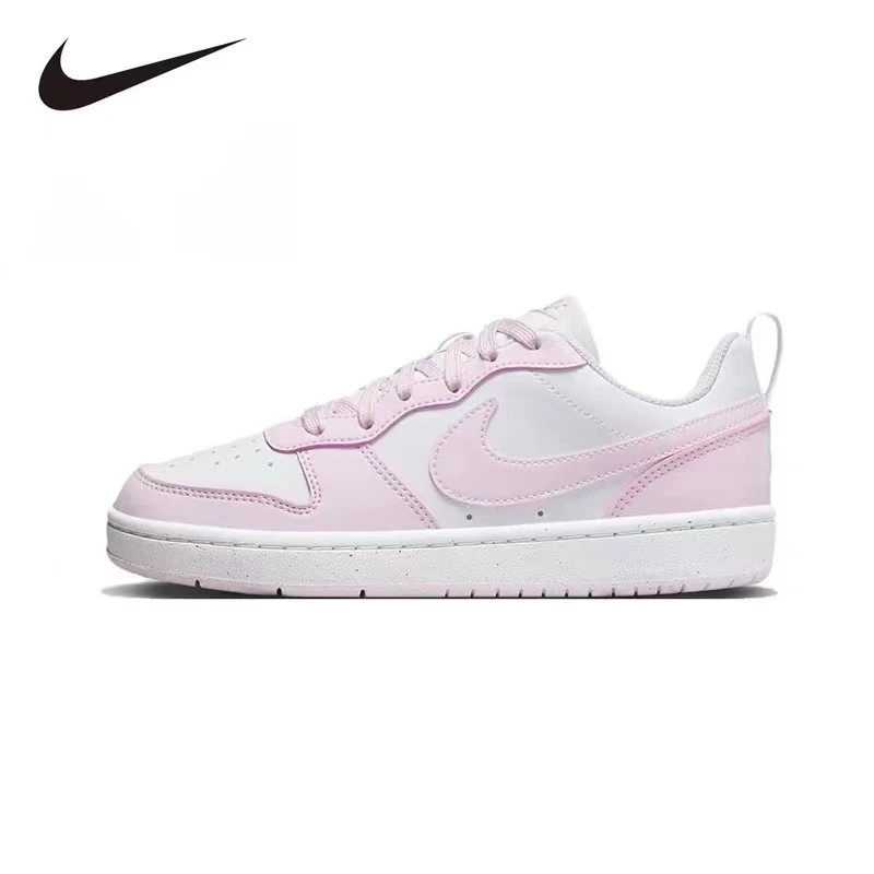 NIKE/耐克【35.5-40码】Court Borough休闲板鞋GS粉白DV5456-105