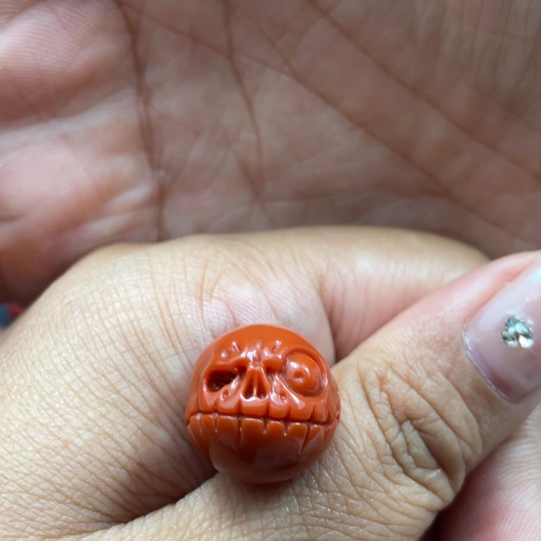 南红玛瑙颈饰未镶嵌老**家