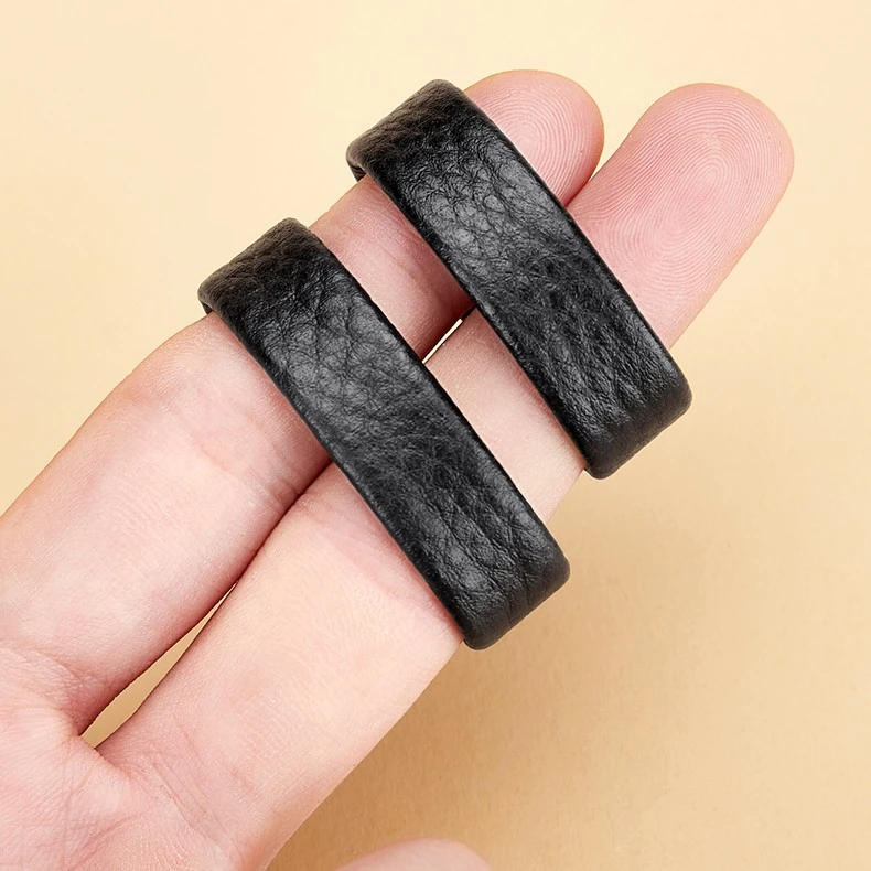 真皮腰带扣环皮带环尾固定器头层牛皮套环配固定圈介子男防翘尾巴
