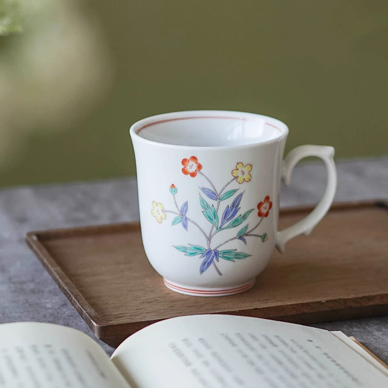 日本进口有田烧陶瓷高颜值礼盒马克杯日式复古防烫家用办公室水杯