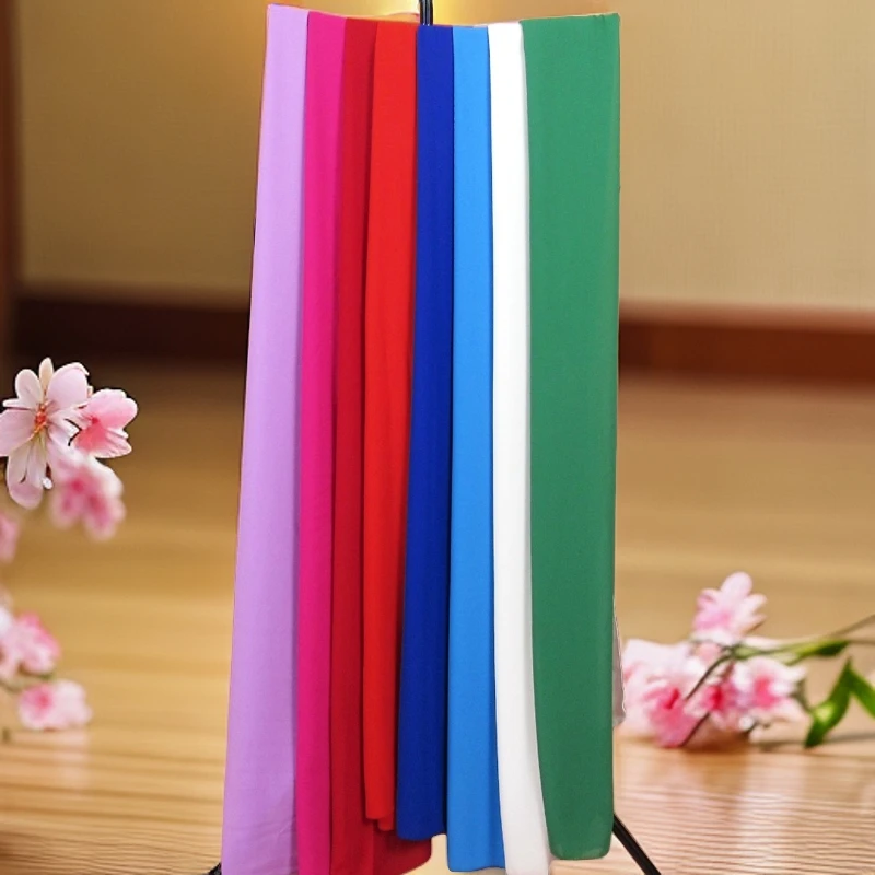 丝巾女爆款长款时尚百搭雪纺夏季纯色舞蹈防晒多色围巾薄款沙滩巾