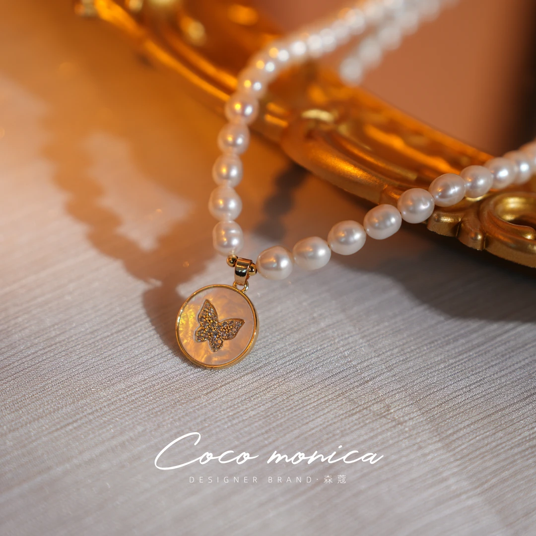 【小霞珠宝】轻奢时尚复古女王小众锁骨链ZX327