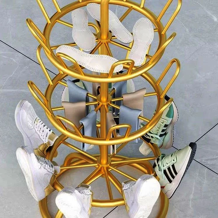 福思源铁艺阳台晒鞋架室外多功能晾鞋架多层家用省空间拖鞋架架子