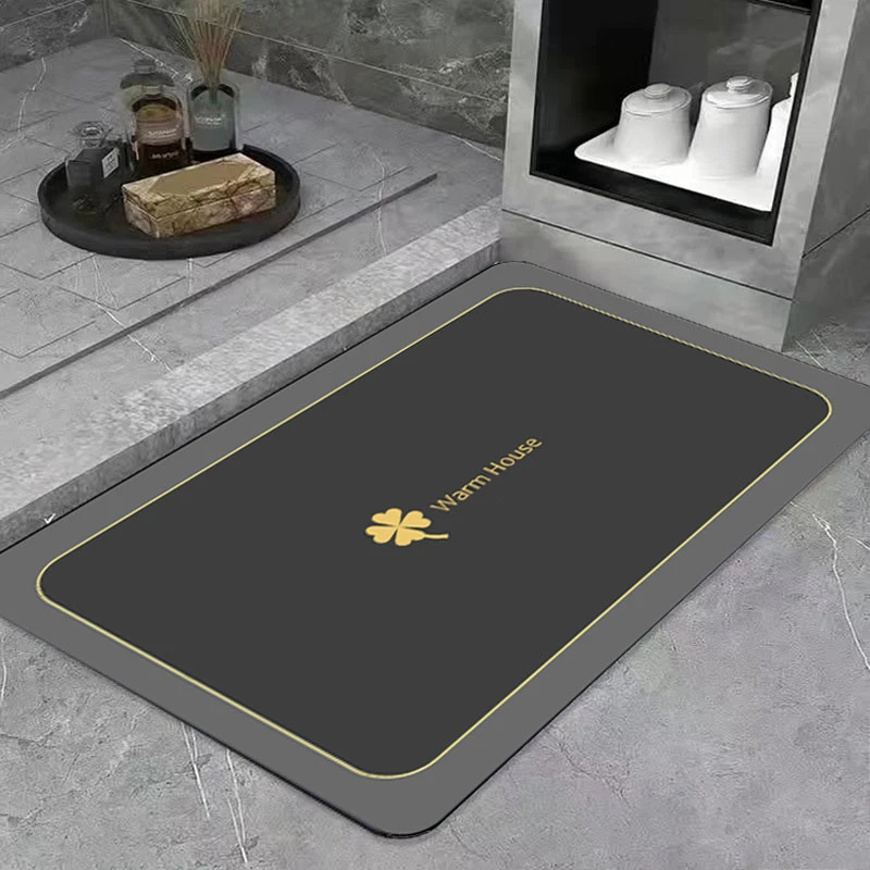 【橡胶吸水垫】浴室脚垫厕所洗手间厨房门口垫子家用硅藻卫生间地垫