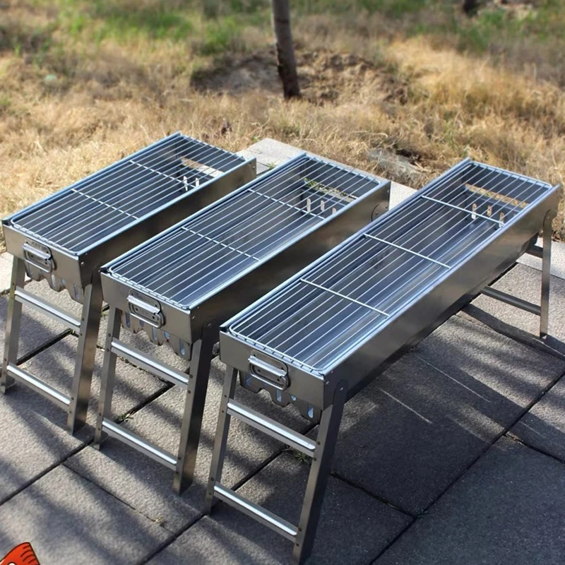 加厚烧烤炉烧烤架家用户外木炭烤肉炉全套工具便携野外烤架子商用