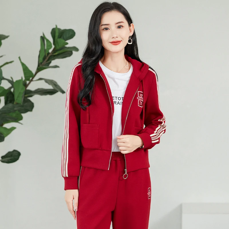 ToyzY简约摩登休闲运动连帽开衫时尚套装7C53110430