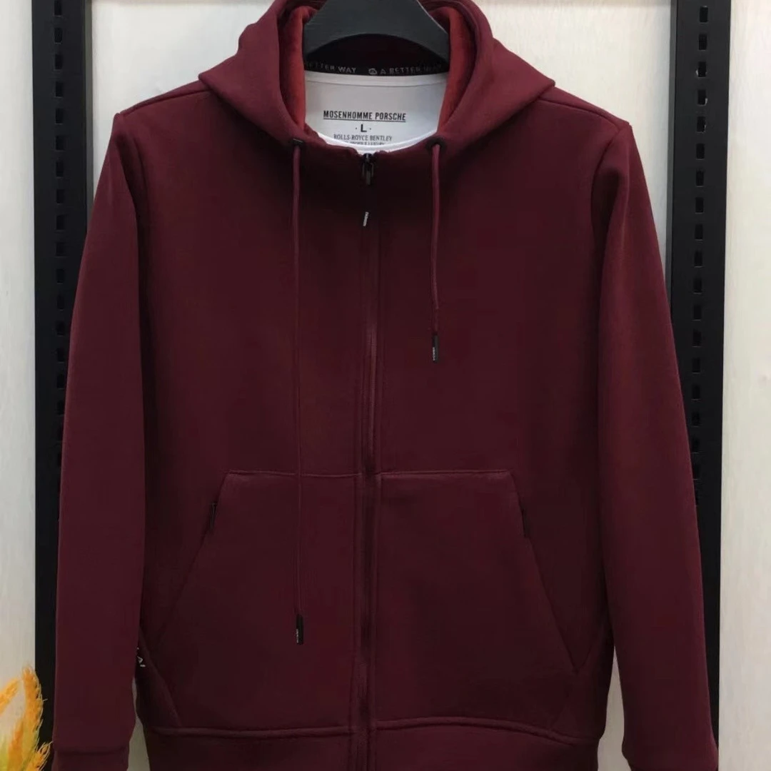 新款高品质男士连帽休闲运动夹克外套