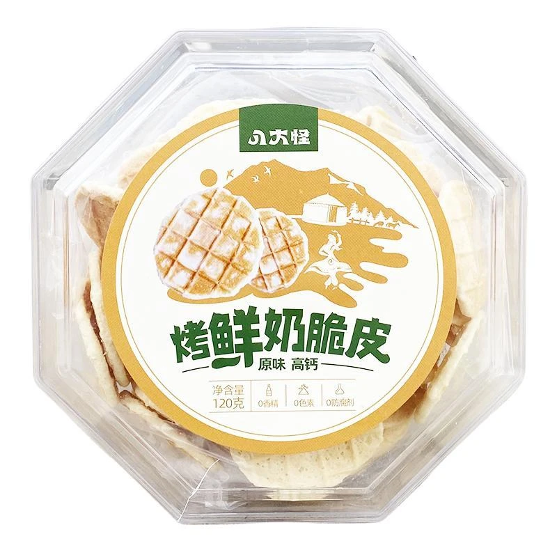 新疆八大怪烤鲜奶脆皮原味烤奶皮120g零食