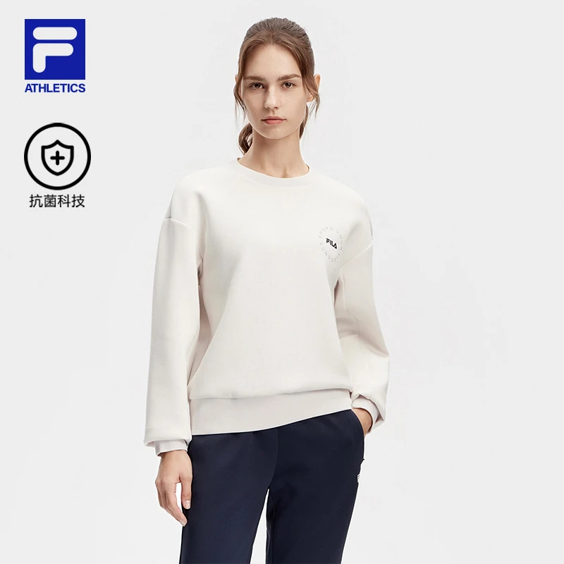 Fila/斐乐【天然亲肤】女春季运动圆领卫衣 A11W411203F