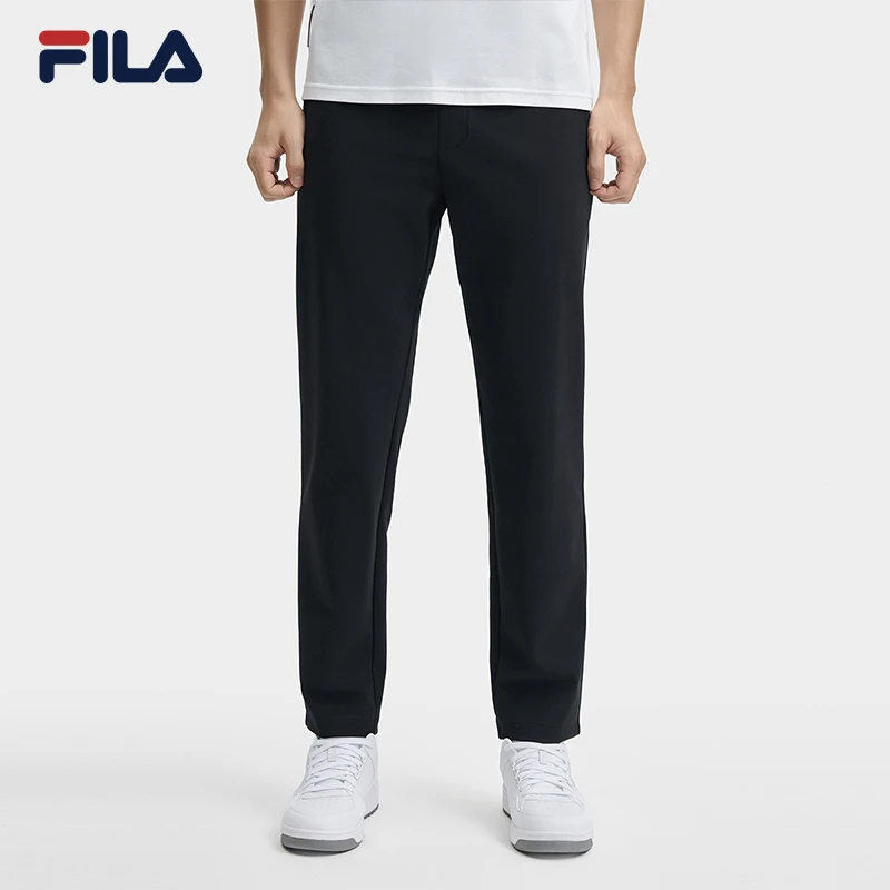 Fila/斐乐男子【弹力透气】秋冬运动舒适直口休闲长裤F11M443602F