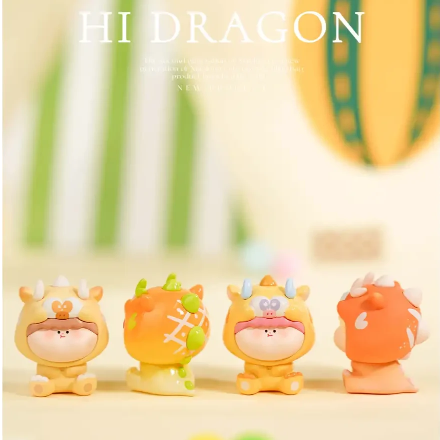 【拆盒】正版现货 amlls dragon阿玛莉莉丝 二代小龙萌粒盲盒手办