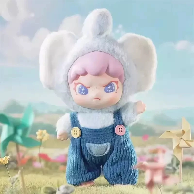 【拆盒】DORA茸茸动物所盲盒潮玩手办搪胶毛绒挂件可爱玩偶公仔