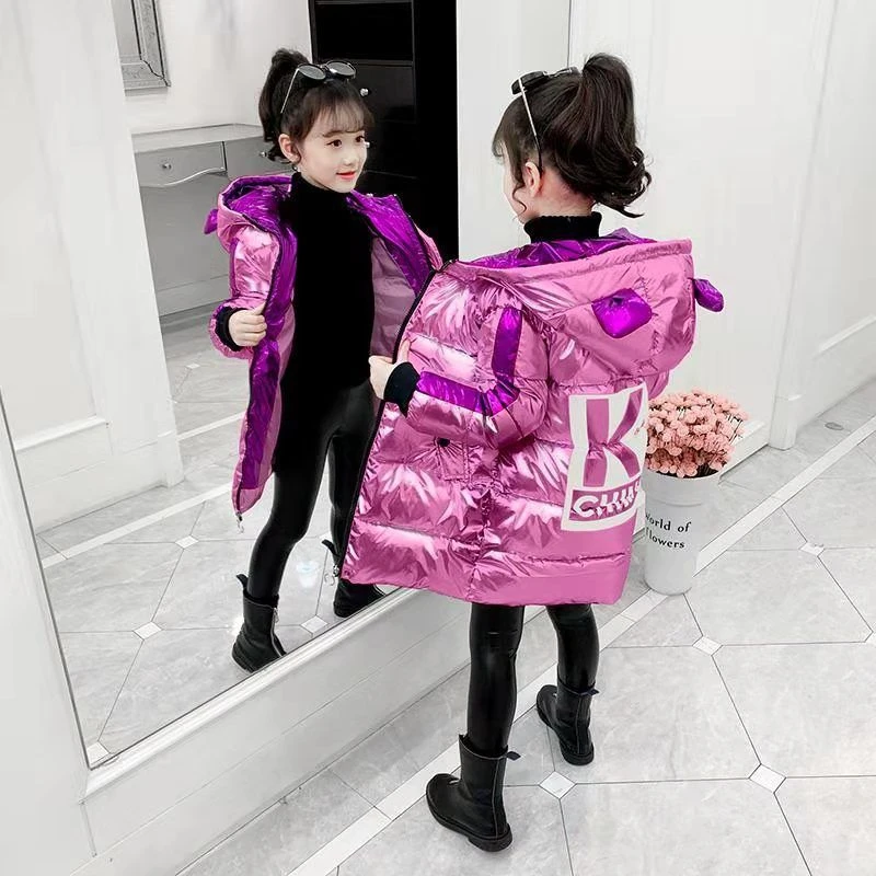 巴拉巴拉女童棉衣2023新款冬装韩版儿童洋气加厚羽绒羽绒服小女孩