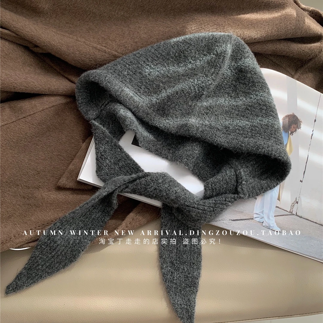 【All IN】惺惺的网红韩国毛线帽围脖一体针织雷锋帽