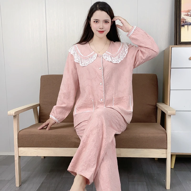【s850】睡衣女春夏季甜美可爱休闲舒适家居服套装伊品贝优