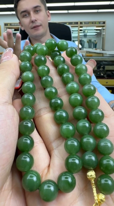 【闪购商品】和田玉（碧玉）颈饰未镶嵌1440秒拍号