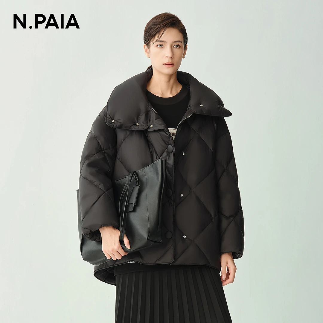 【星线好物】恩派雅24秋季白鹅绒大菱格鹅绒服羽绒服XNJIAY195A