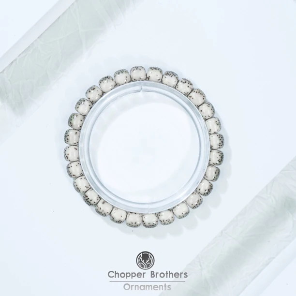 109/S级石玉料河豚星月菩提手串 8×7mm