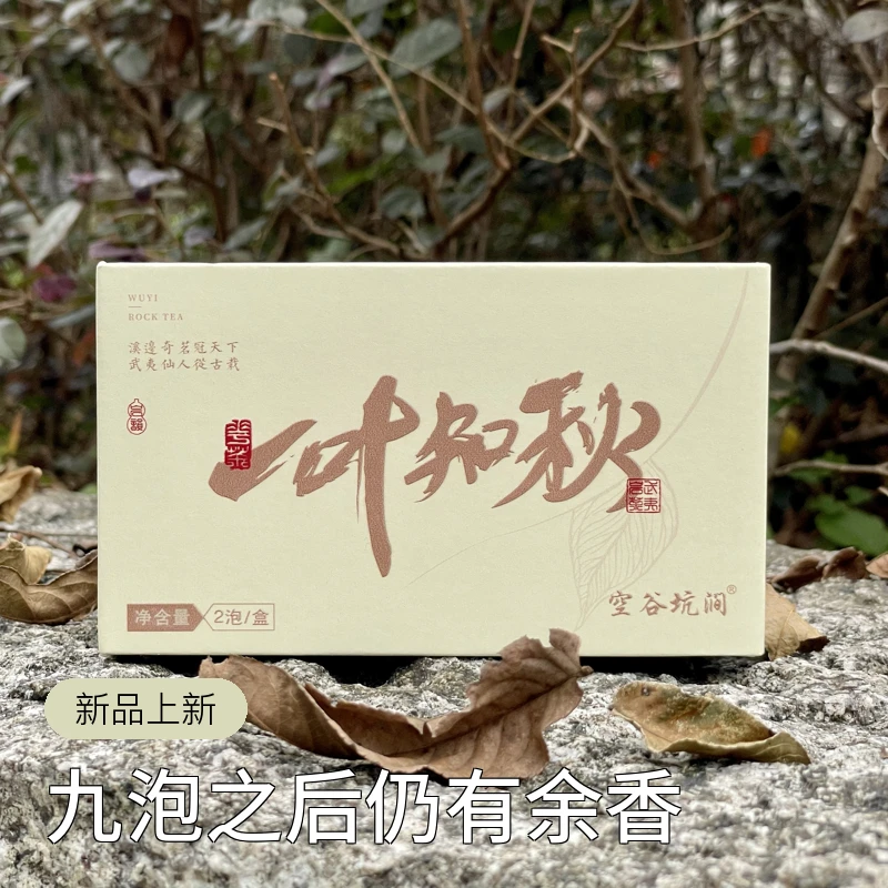 空谷坑涧【一叶知秋】正岩大红袍特级武夷岩茶品鉴装