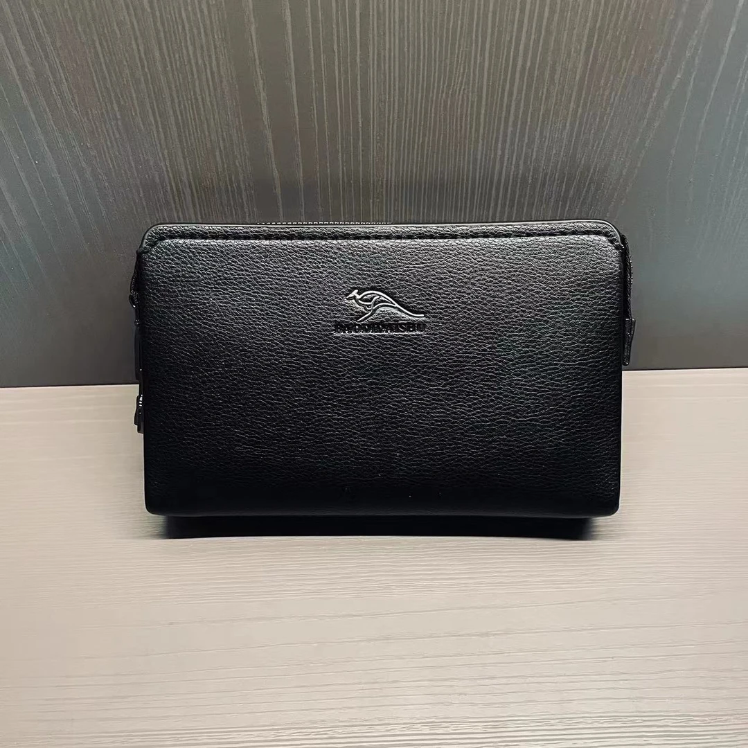 【官方正品】真皮大容量多隔层防水耐脏卡包钱包手拿包.666