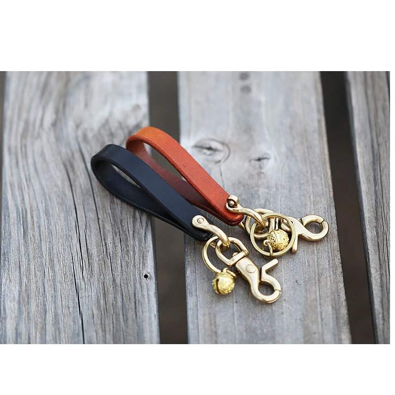 手工制品纯铜五金铃铛钥匙扣