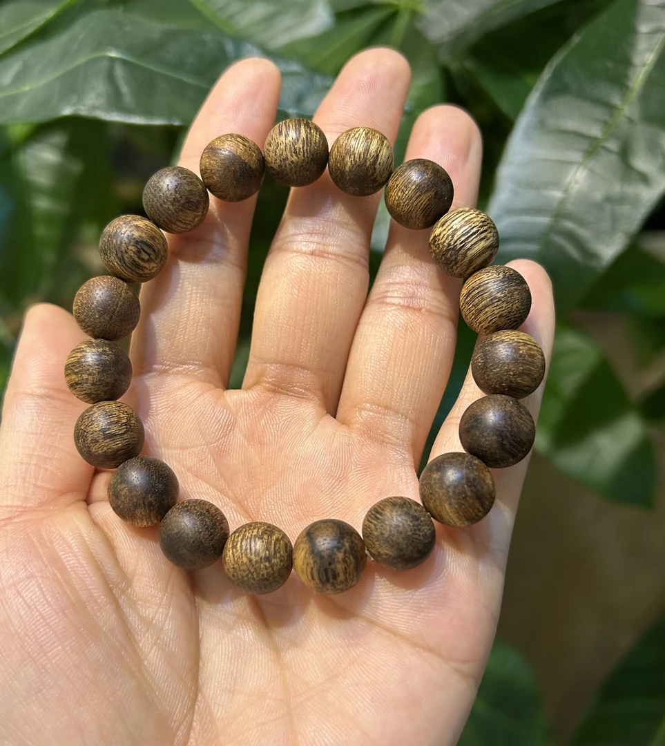 yz土沉沉香圆珠单圈手串1.0（多样性发其一）