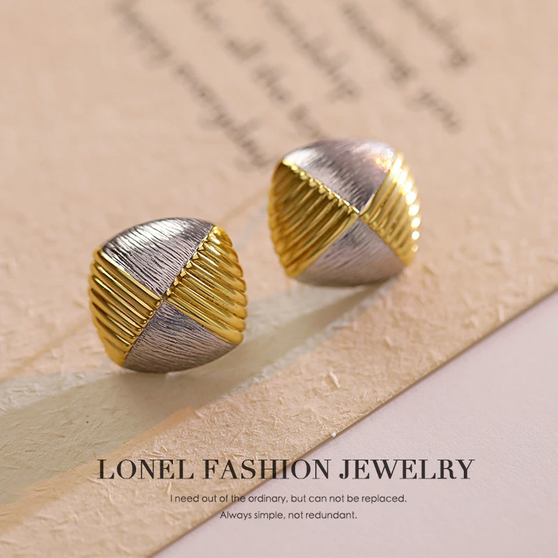 Lonel/洛奈 925银耳饰 暮云烟 手工气质百搭法式女耳饰 DYSC11992