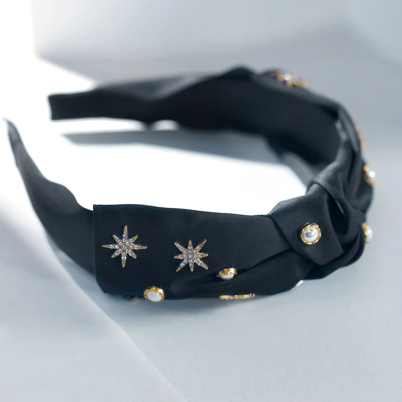 Lonel/洛奈QC 黑色星辰 黑色发箍 HSE10313-030300