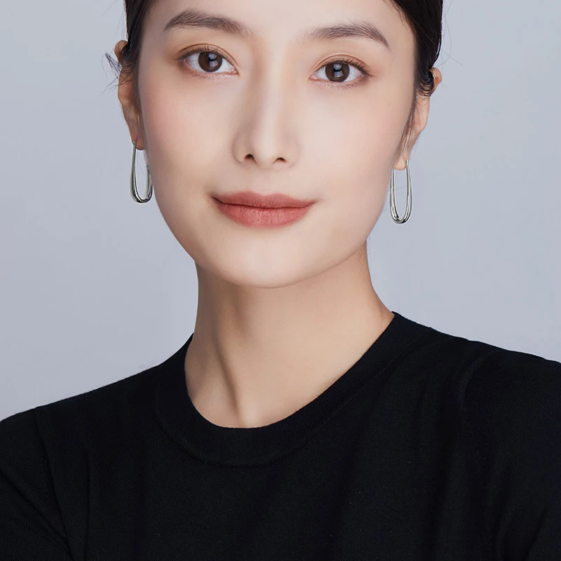 Lonel/洛奈 925银耳饰 风月耳钉网红女士耳环轻奢小众高级感耳坠