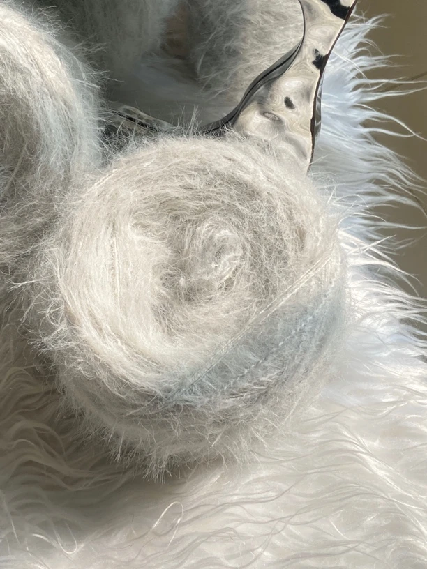 【Muzi】小灰灰3.0|diy手编特色手混线毛线团可编织卡套围巾帽子包