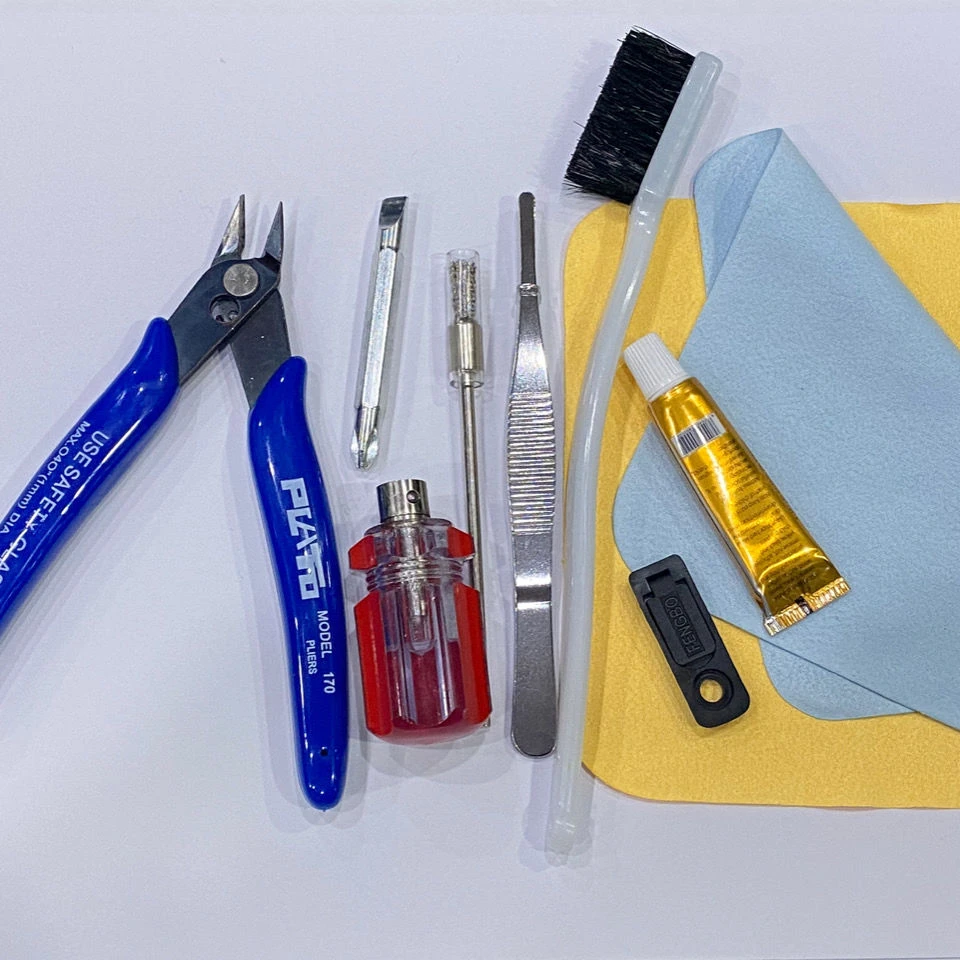 油棉打火机多件套维护保养优质工具 棉芯专用剪内胆清洁钢丝刷
