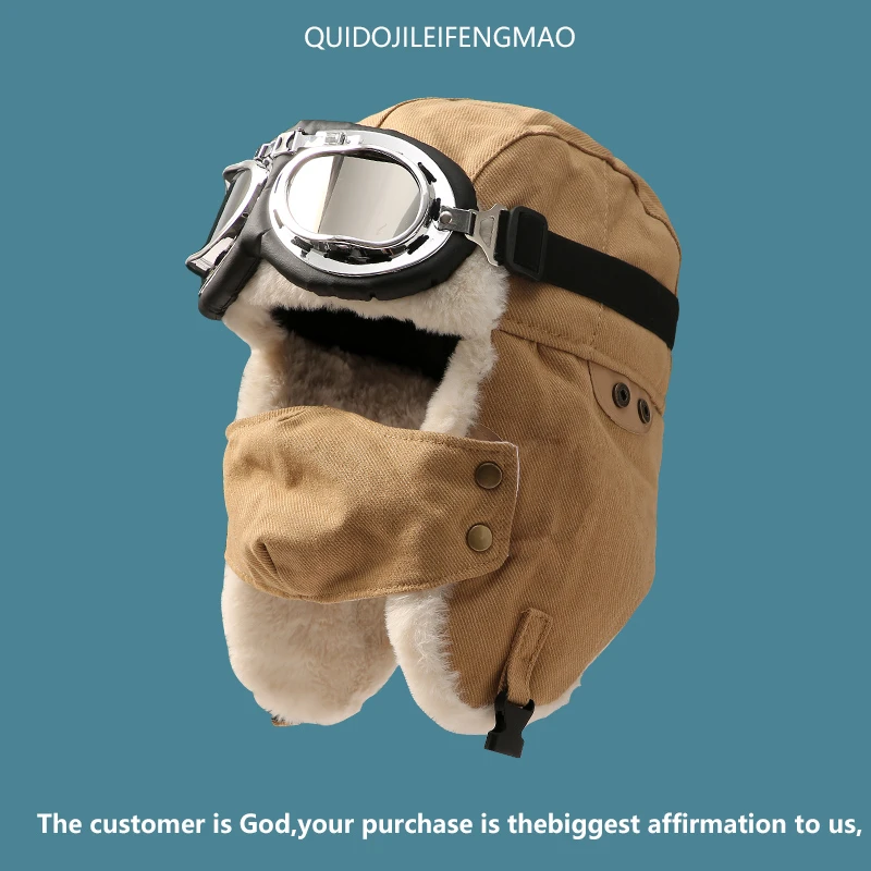 帽子男女秋冬口罩雷锋帽男潮冬季冬天加厚保暖电动车户外骑车帽子