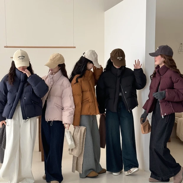 ALYD   2024冬季女士时尚多色短款羽绒服   8955