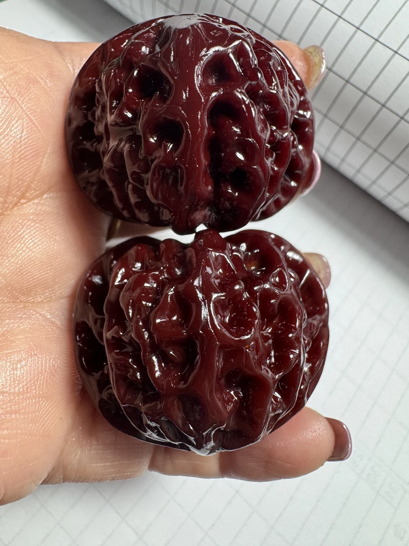 机刷做旧包浆玉化文玩老核桃