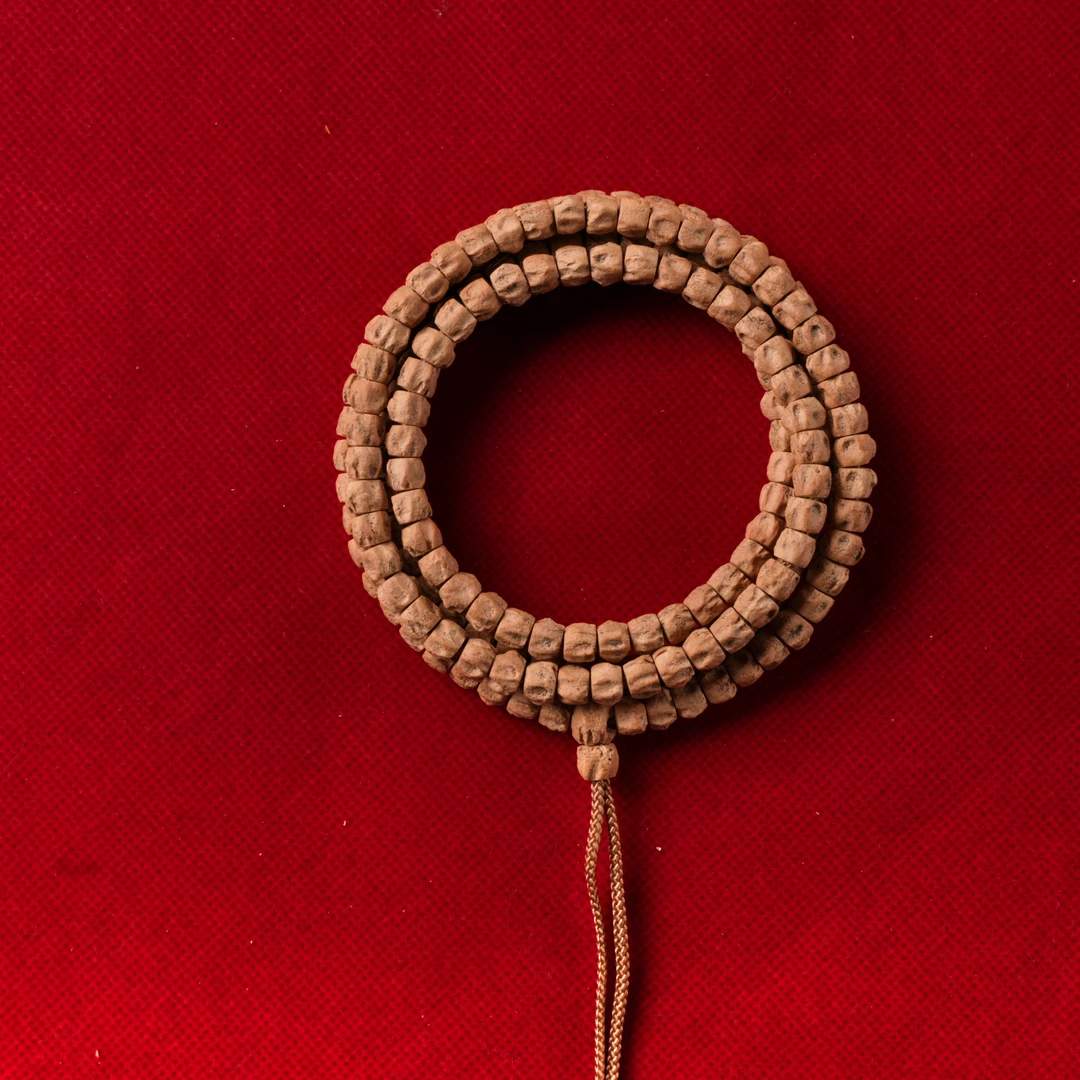 【青黛】天然文玩柏香籽长串 （编号A5-31-2） 尺寸：6mm+