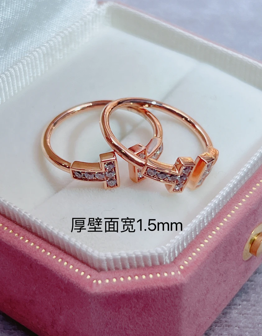 18k金戒指双（多样性发其一）