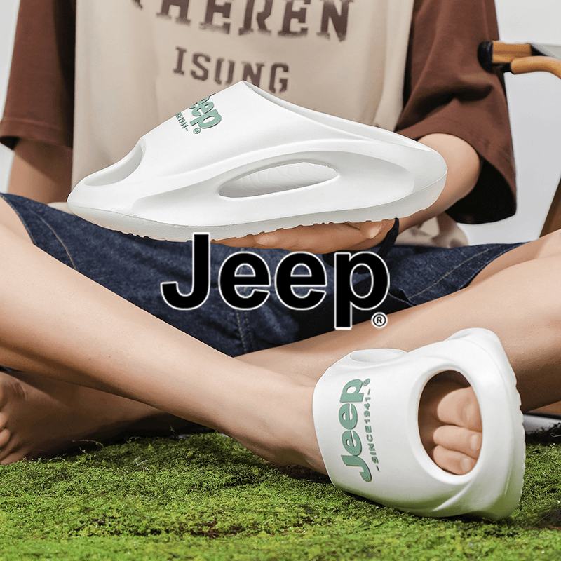 JEEP/吉普夏季男士新款户外潮流运动拖鞋EVA外穿防滑软底沙滩凉拖