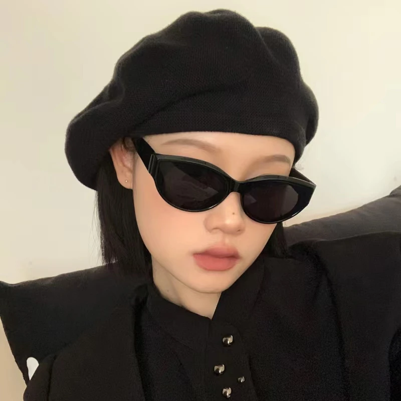 猫眼墨镜女款复古2023新款高级感欧美搞怪辣妹美式小脸太阳眼镜女