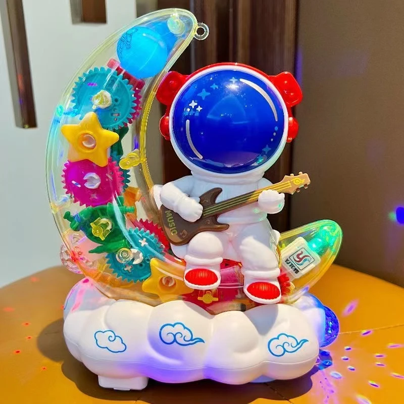 新款电动太空宇航员月亮兔万向儿童玩具大全幼儿益智儿童生日礼物