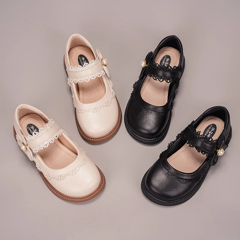 潮蓓娜女童百搭儿童软底公主小玛丽珍2024年春秋新款公主鞋女童