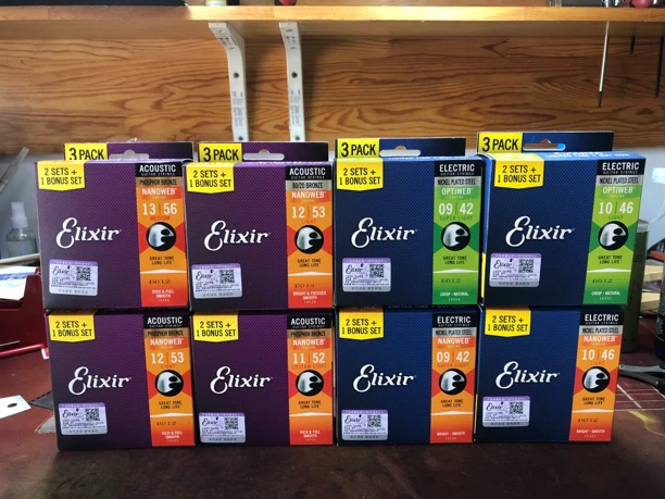 Elixir三套装全新千帆行货美产正品伊利克斯电木吉他琴弦原装
