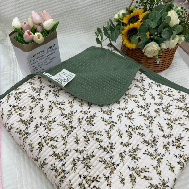 一面绒 一面纯棉布 床盖