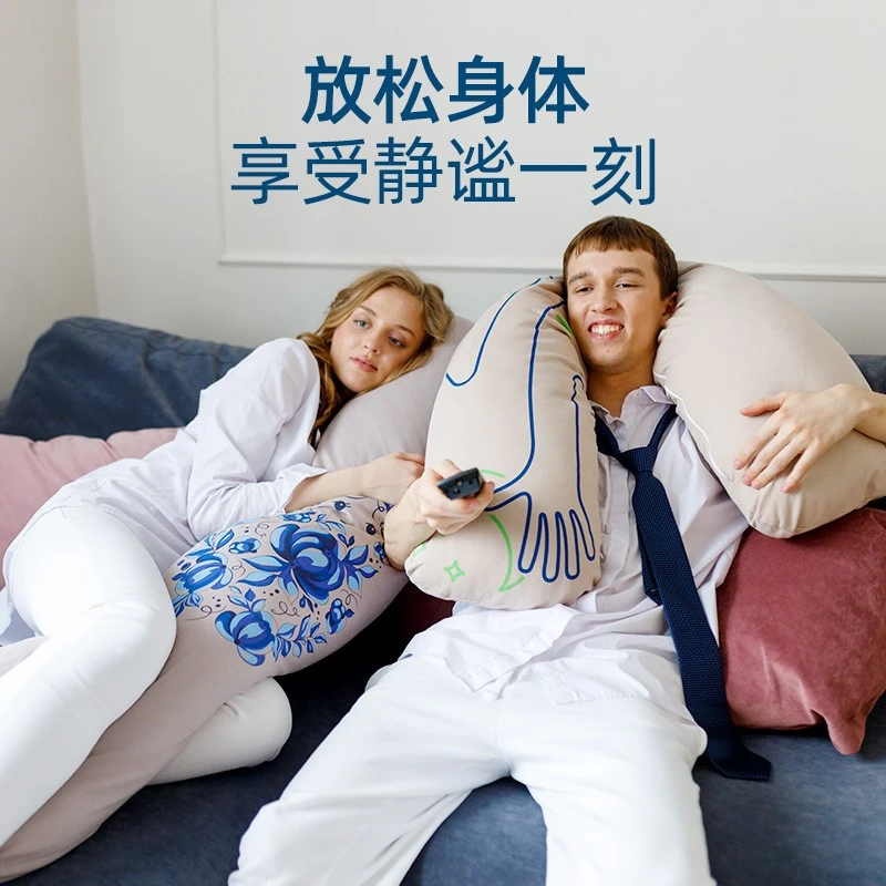 睡眠教授Enjoy侧睡专用枕助睡眠低敏亲肤柔软抱枕睡觉专用