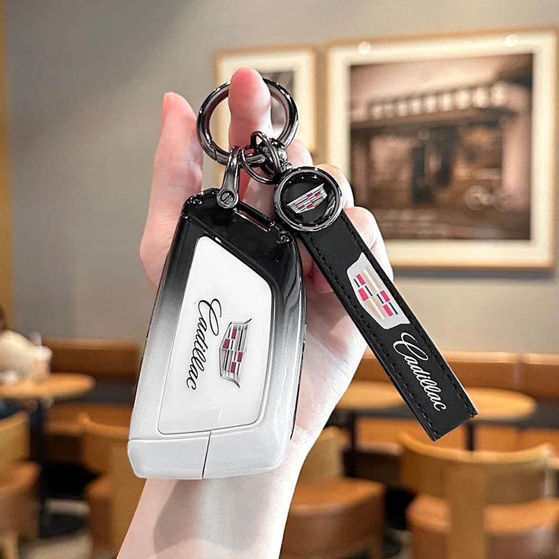 适用于凯迪拉克ct5钥匙套男2024款xt5/ct6/xt4/ct4/xt6车包扣壳女